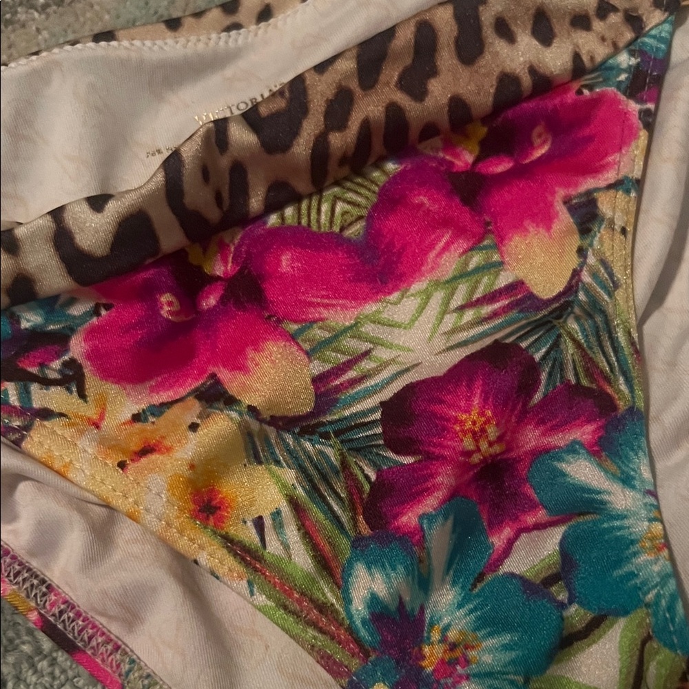 Victoria’s Secret Floral and Leopard Bikini - Picture 10 of 10